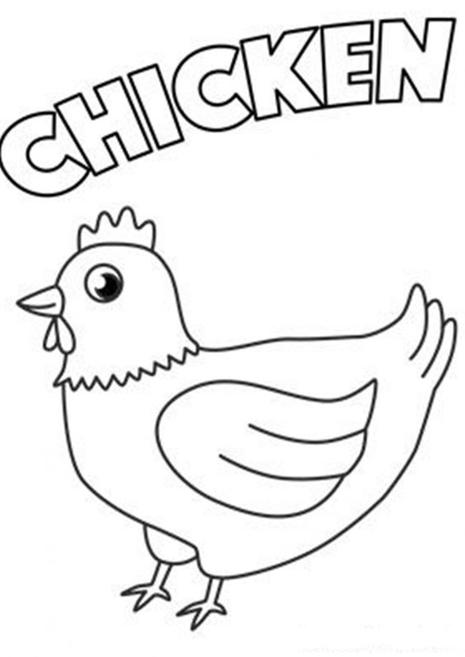 30 Fun Chicken Nugget Coloring Pages Printable 29