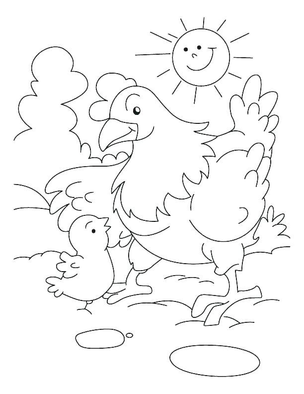 30 Fun Chicken Nugget Coloring Pages Printable 8