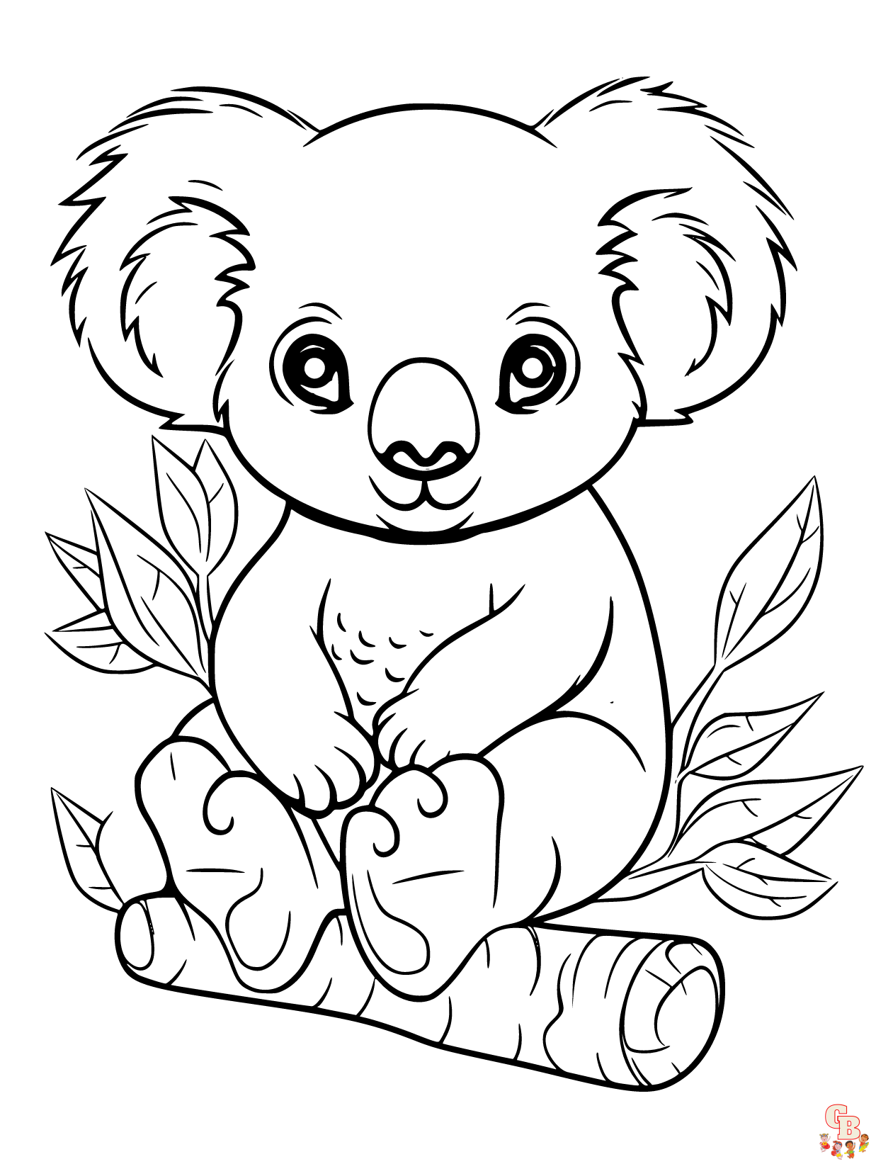 31 Adorable Koalas Coloring Pages Printable 1