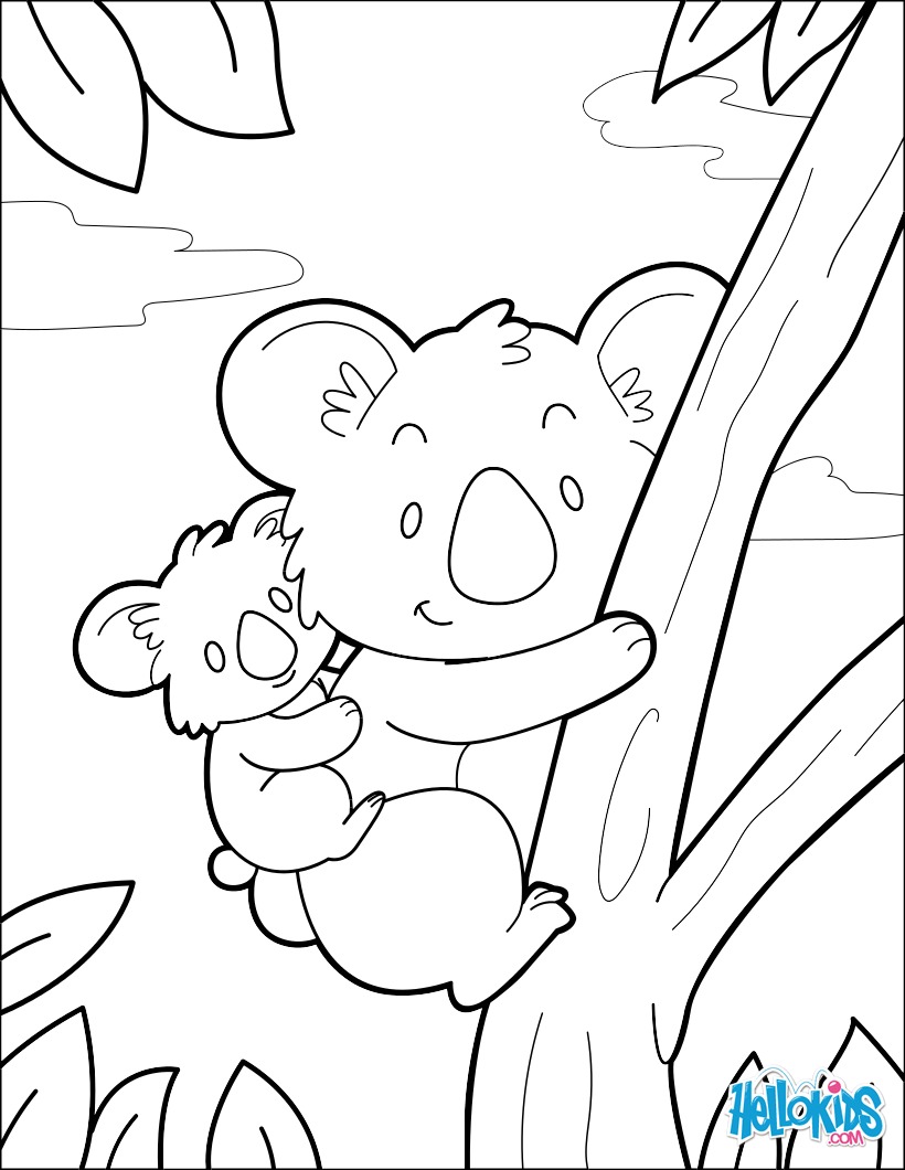 31 Adorable Koalas Coloring Pages Printable 15