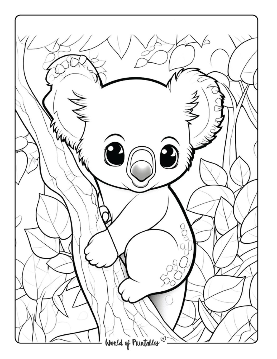 31 Adorable Koalas Coloring Pages Printable 20