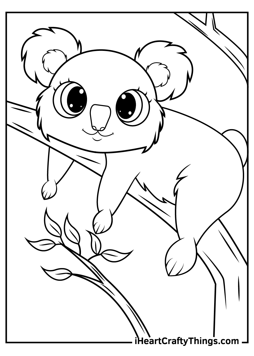 31 Adorable Koalas Coloring Pages Printable 25