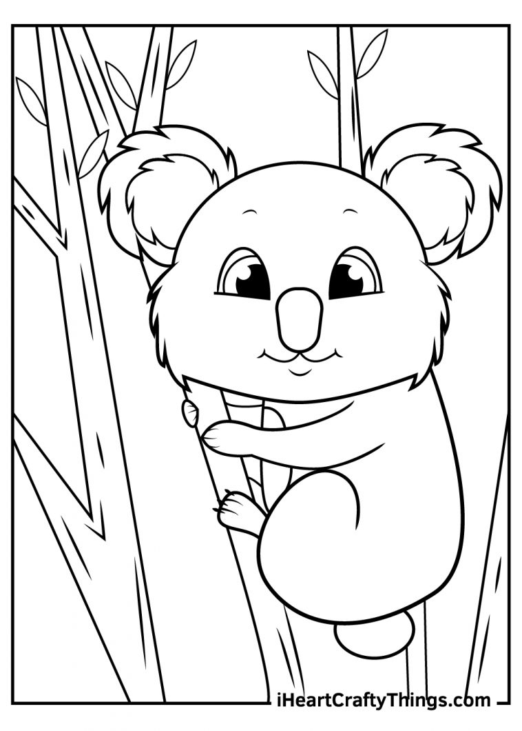 31 Adorable Koalas Coloring Pages Printable 31