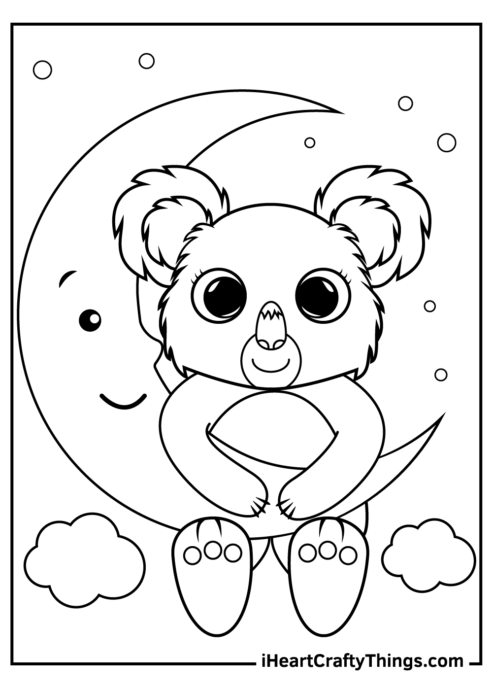 31 Adorable Koalas Coloring Pages Printable 4