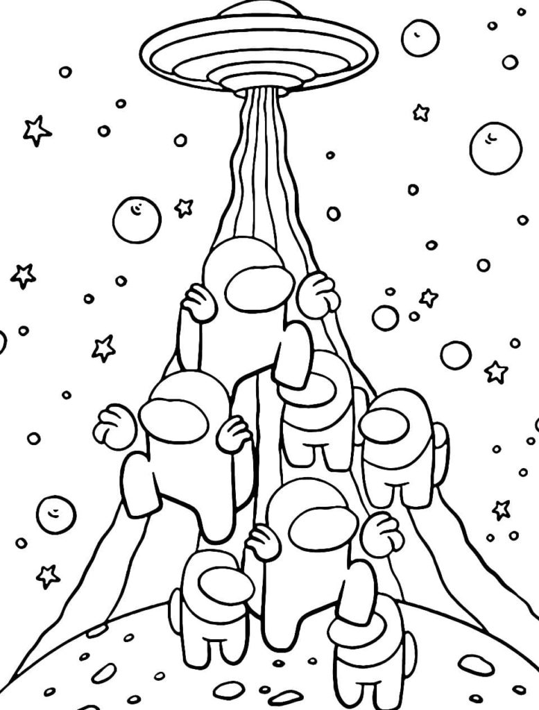 31 Among Us Coloring Pages Printable 10