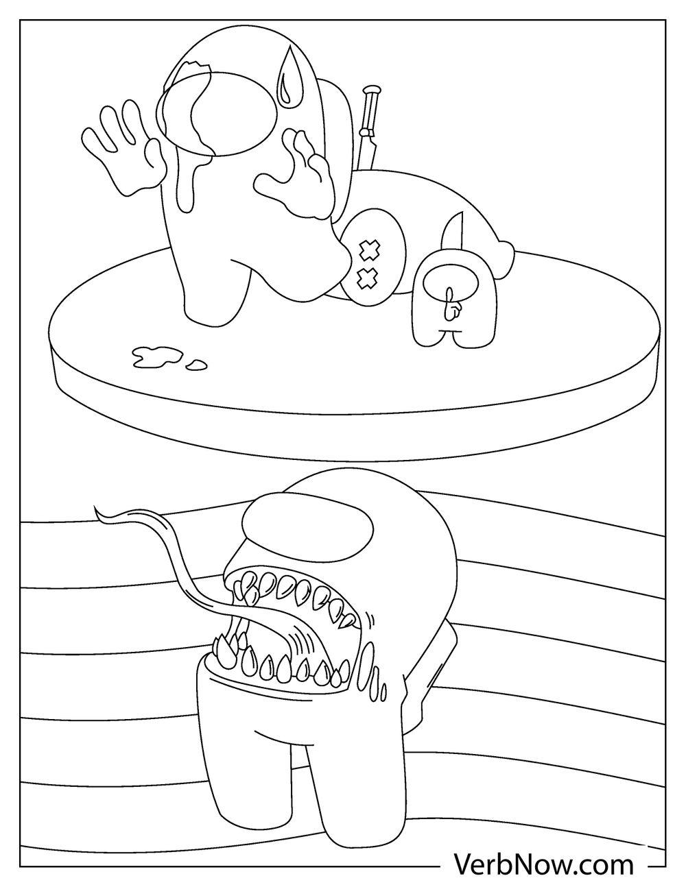 31 Among Us Coloring Pages Printable 2