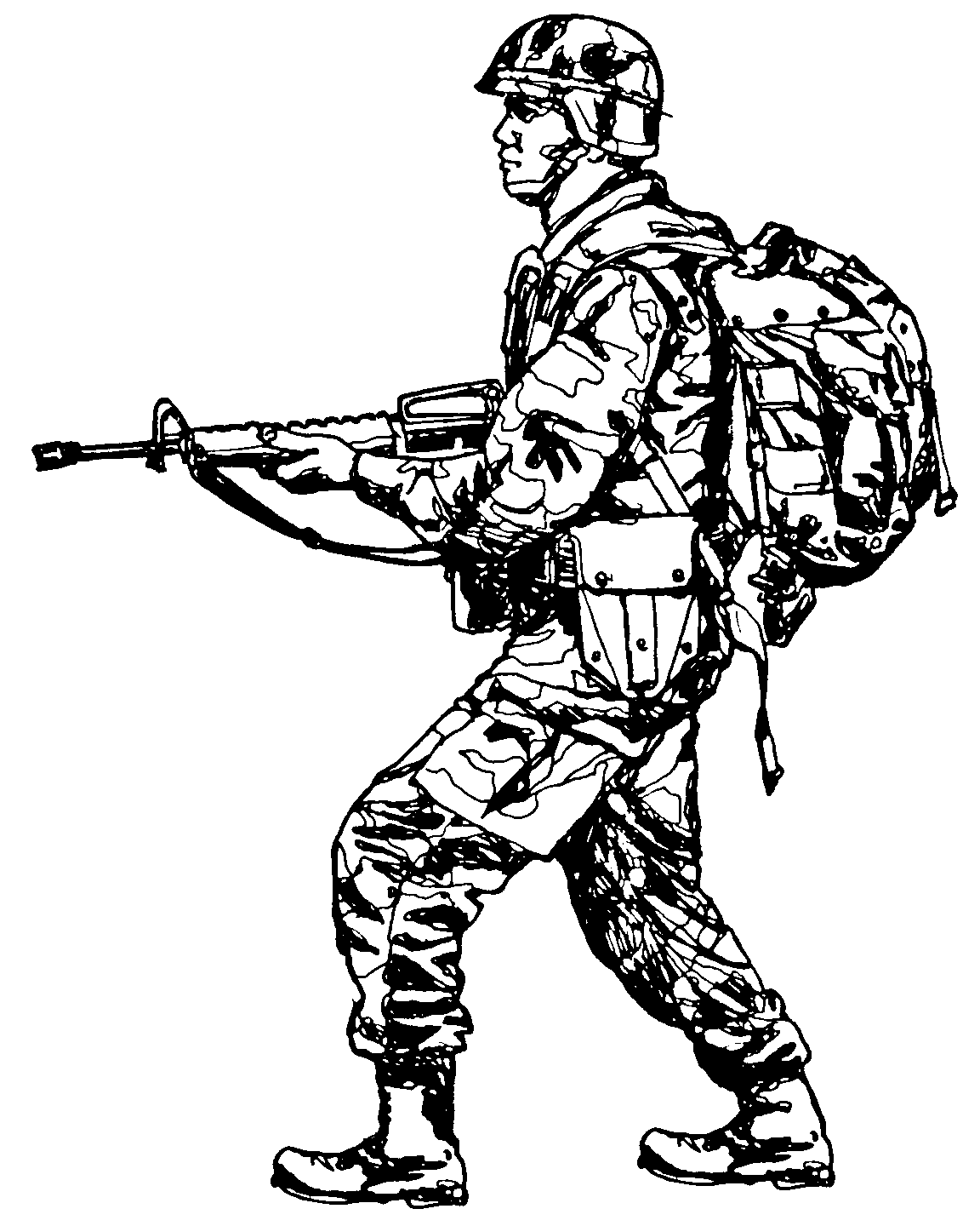 31 Awesome Soldier Coloring Pages Printable 10