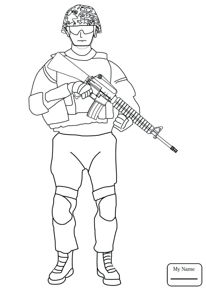 31 Awesome Soldier Coloring Pages Printable 22