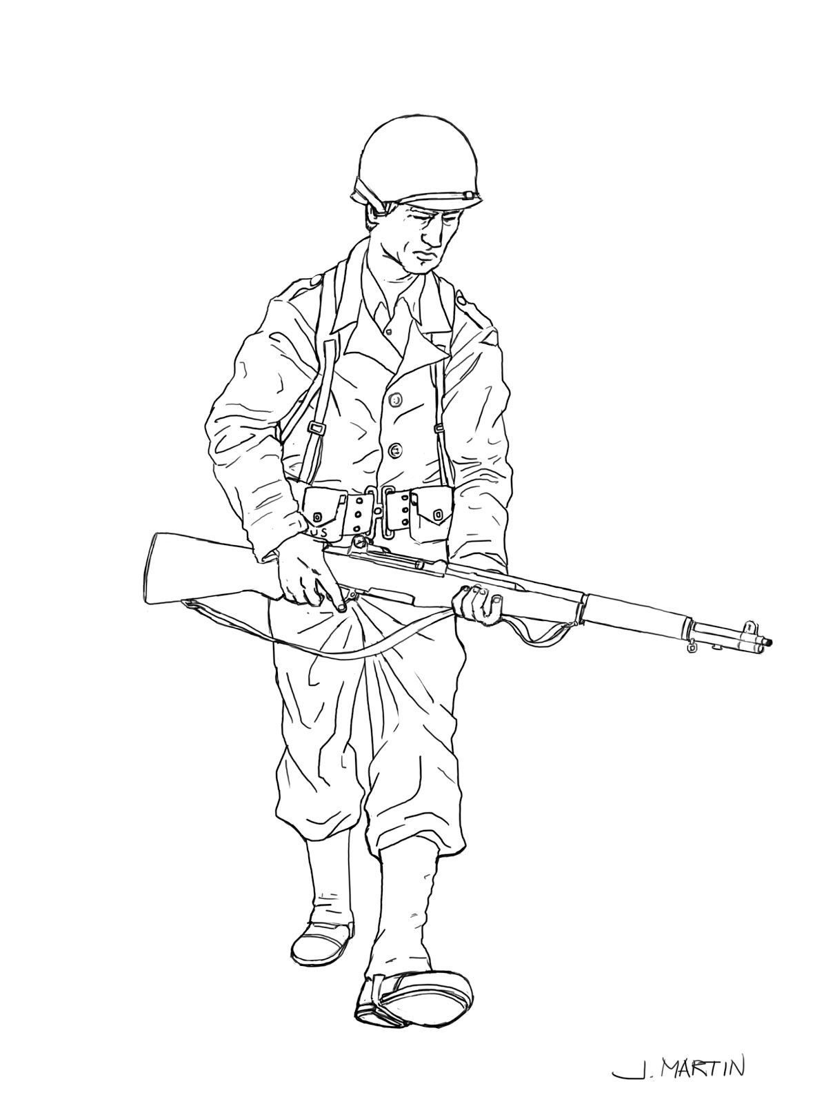 31 Awesome Soldier Coloring Pages Printable 23