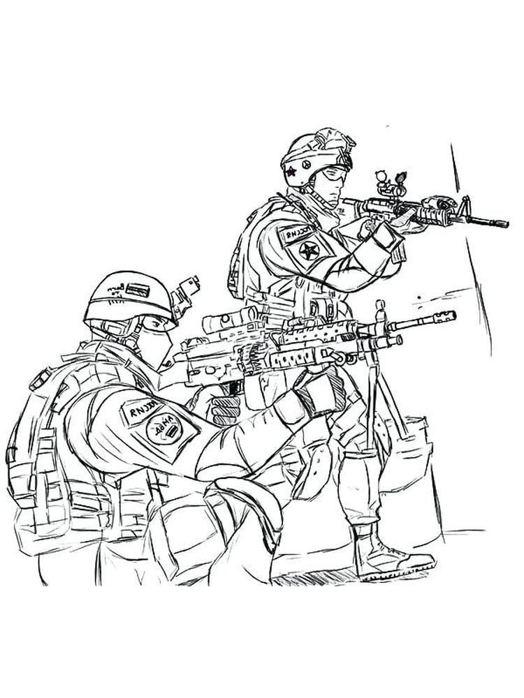 31 Awesome Soldier Coloring Pages Printable 26