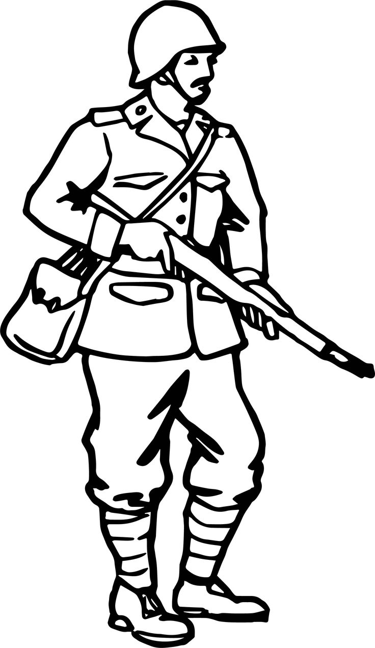 31 Awesome Soldier Coloring Pages Printable 28