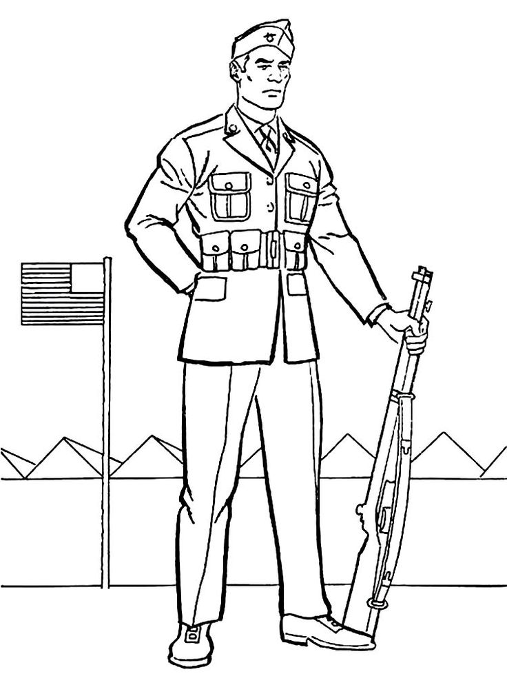 31 Awesome Soldier Coloring Pages Printable 31