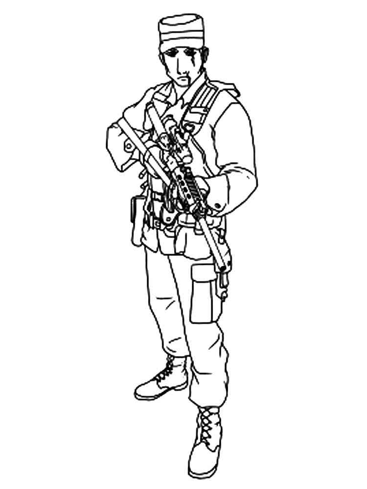 31 Awesome Soldier Coloring Pages Printable 32