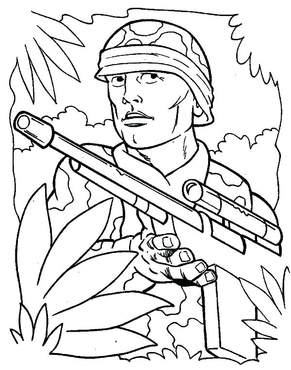 31 Awesome Soldier Coloring Pages Printable 33