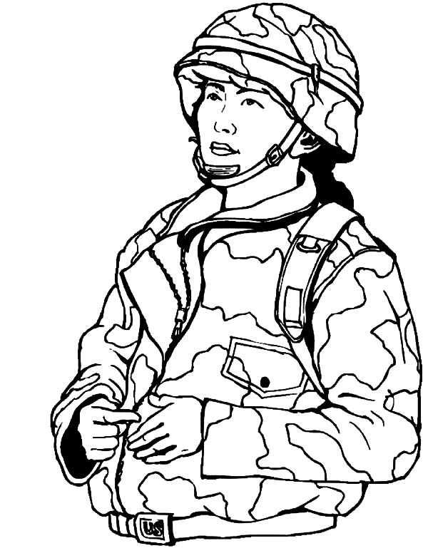 31 Awesome Soldier Coloring Pages Printable 8