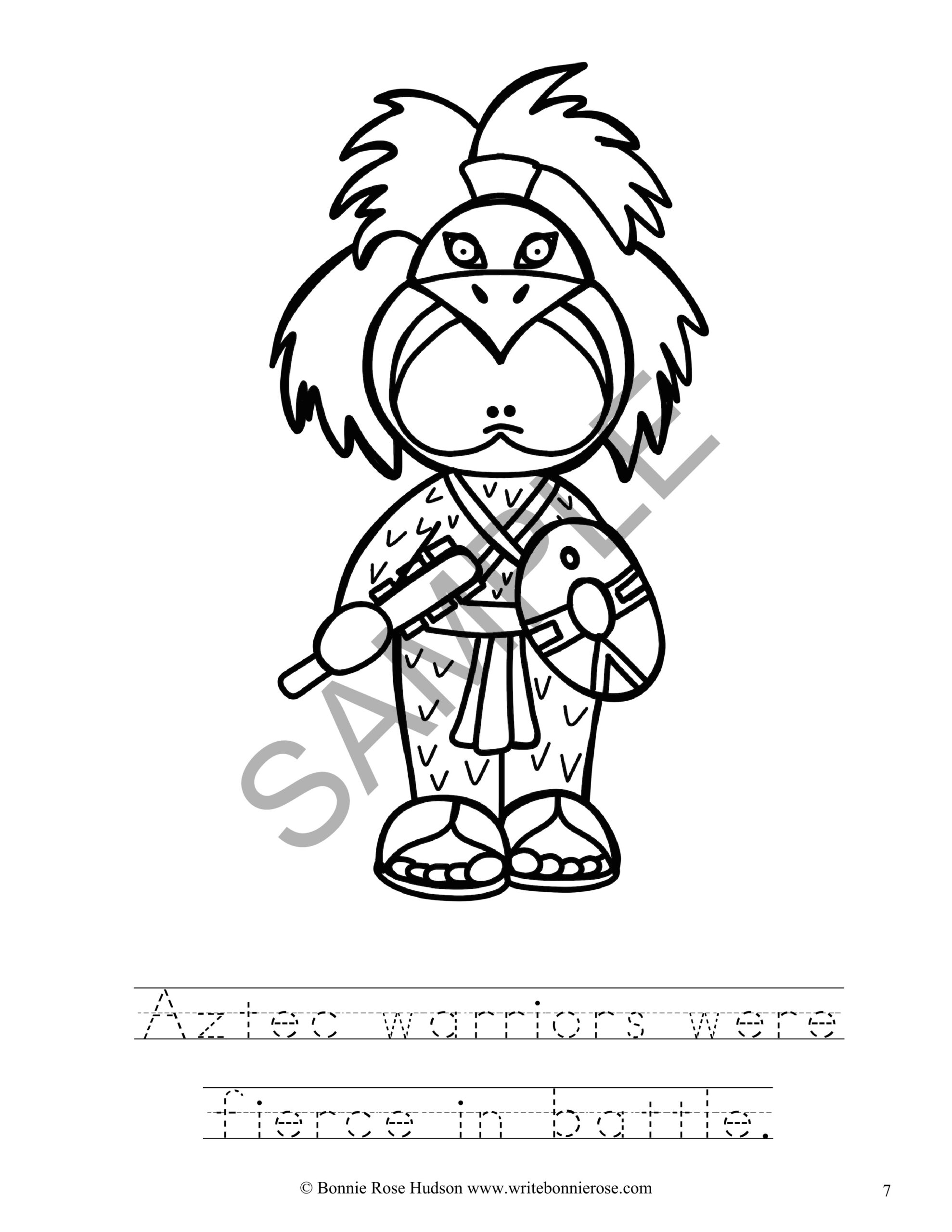 31 Aztec Art Coloring Pages Printable 23