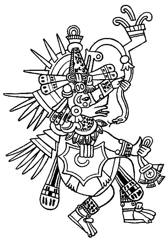 31 Aztec Art Coloring Pages Printable 25