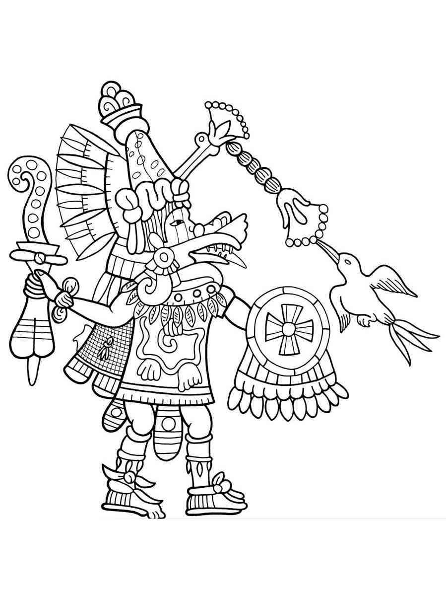 31 Aztec Art Coloring Pages Printable 28