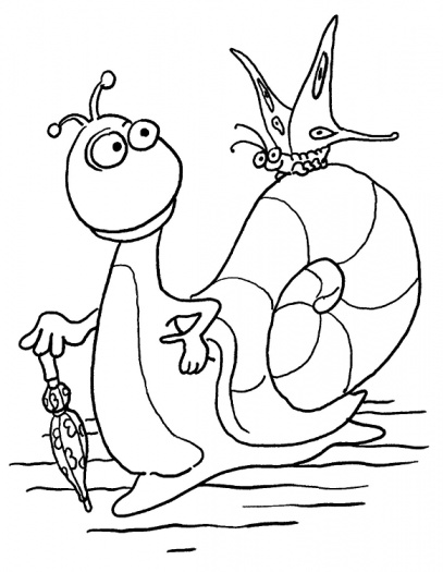 31 Charming Snail Coloring Pages Printable 14