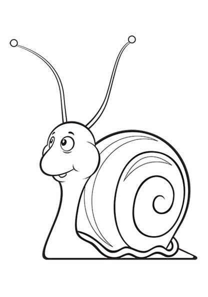 31 Charming Snail Coloring Pages Printable 15