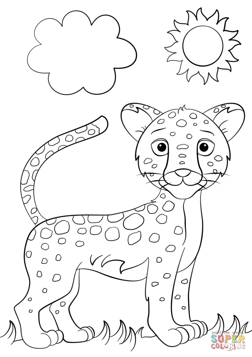 31 Cute Jaguar Coloring Pages Printable 1