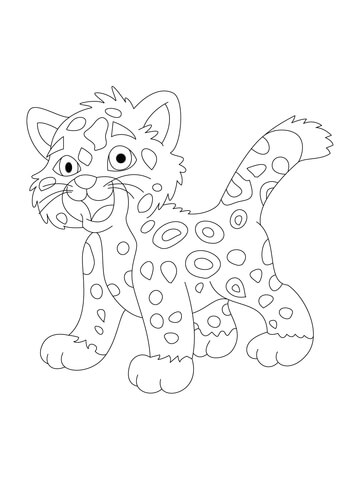 31 Cute Jaguar Coloring Pages Printable 13