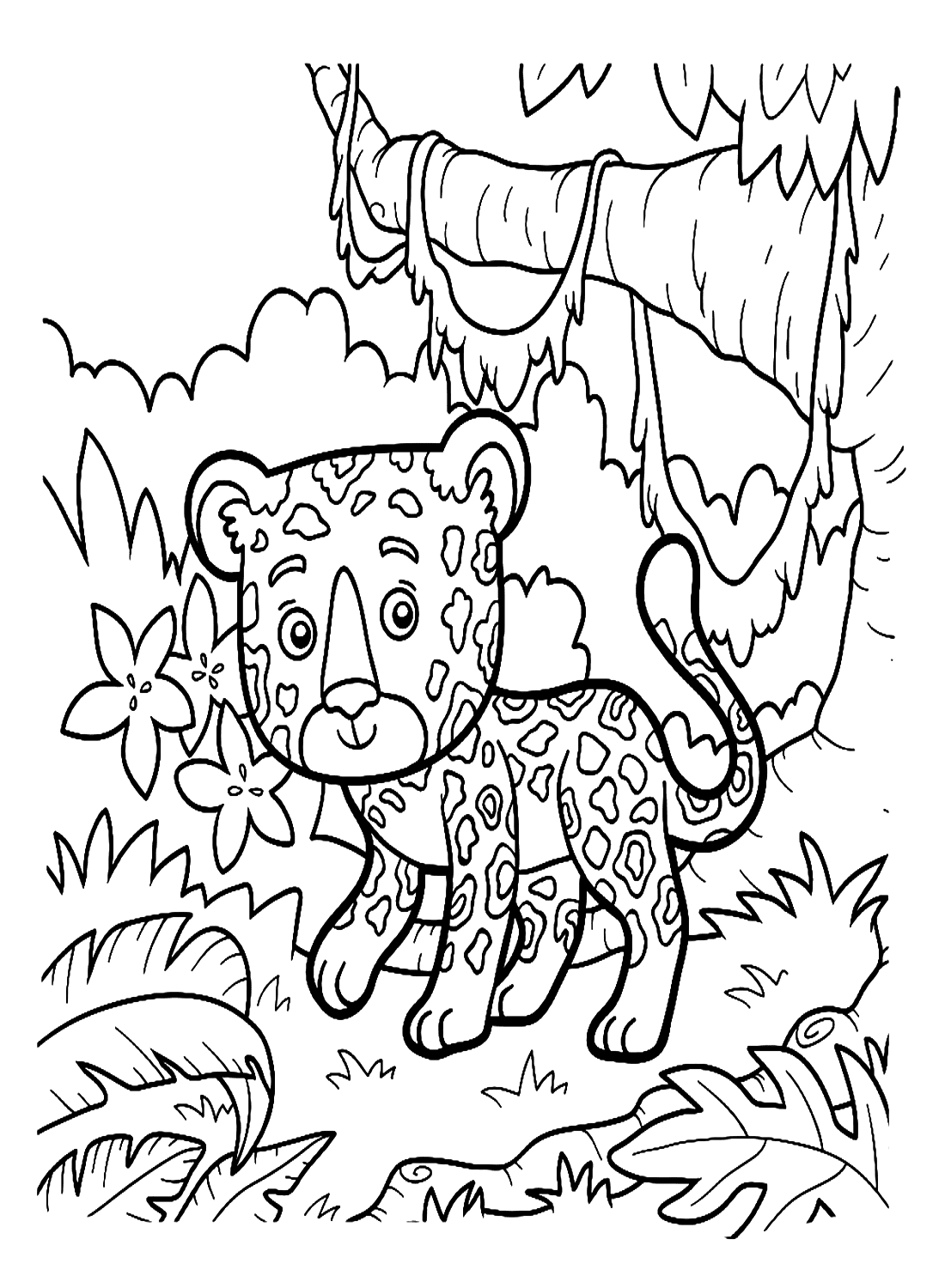 31 Cute Jaguar Coloring Pages Printable 25