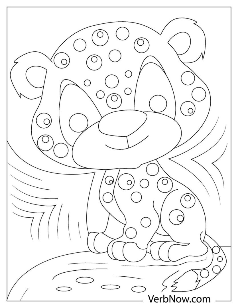 31 Cute Jaguar Coloring Pages Printable 4