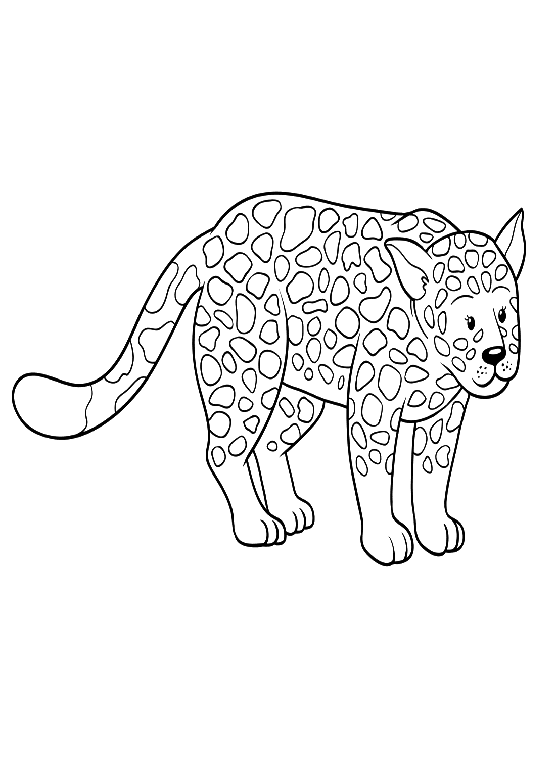 31 Cute Jaguar Coloring Pages Printable 5