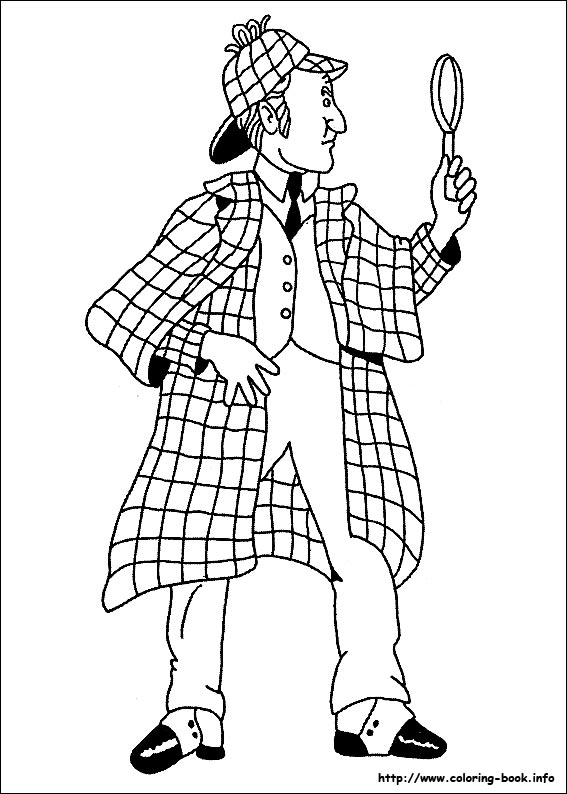 31 Exciting Detective Coloring Pages Printable 21