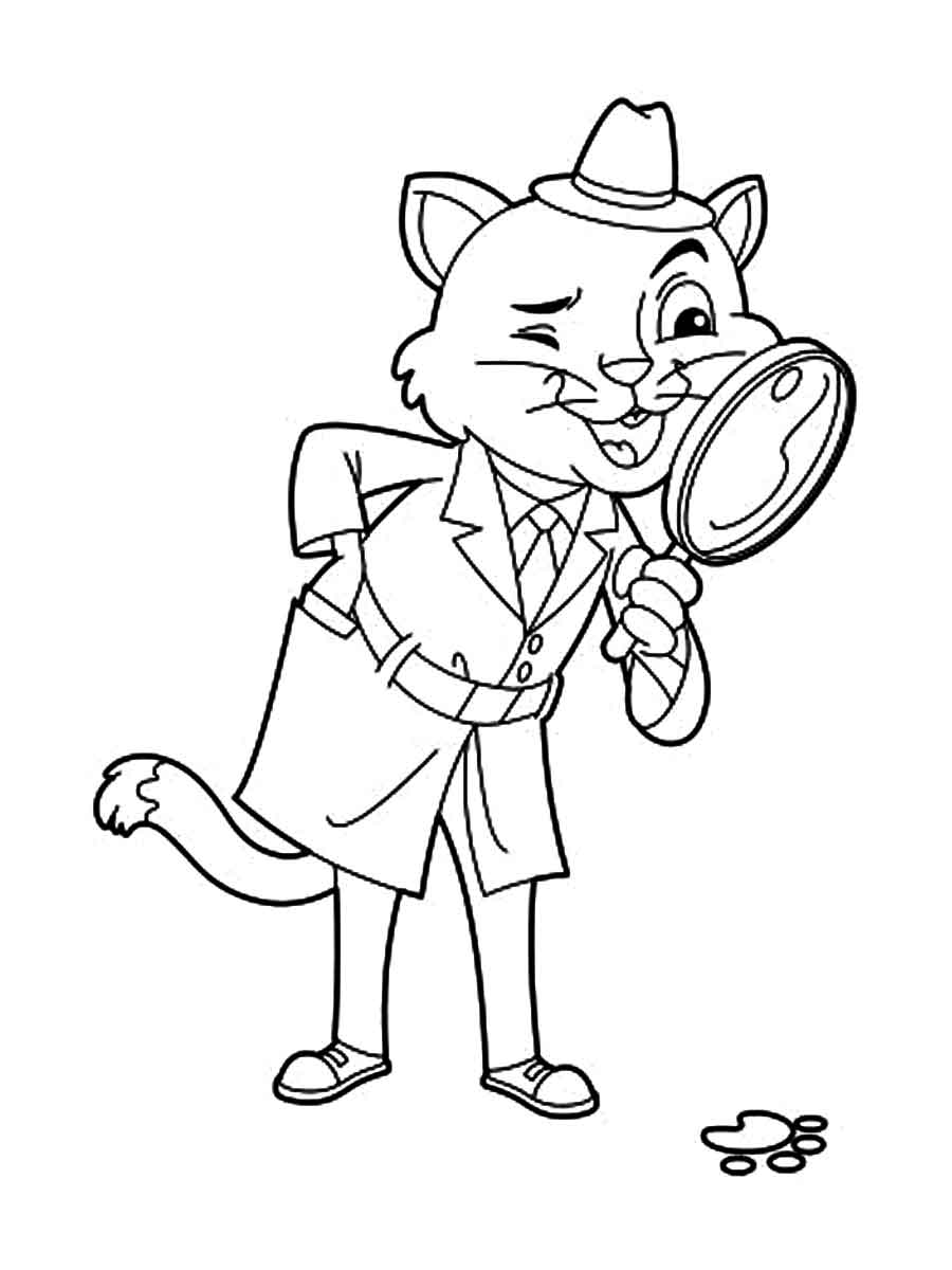 31 Exciting Detective Coloring Pages Printable 3