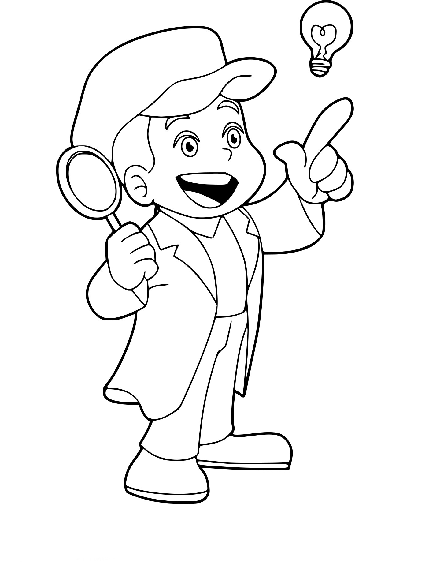 31 Exciting Detective Coloring Pages Printable 34