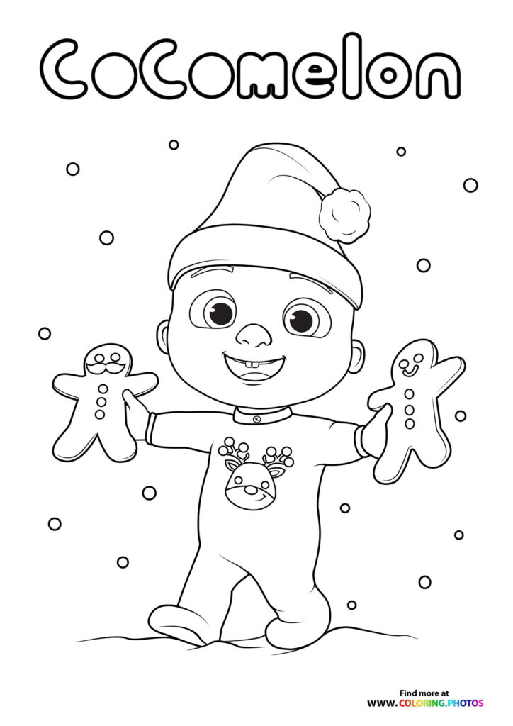 31 Festive Cocomelon Coloring Pages Printable 1