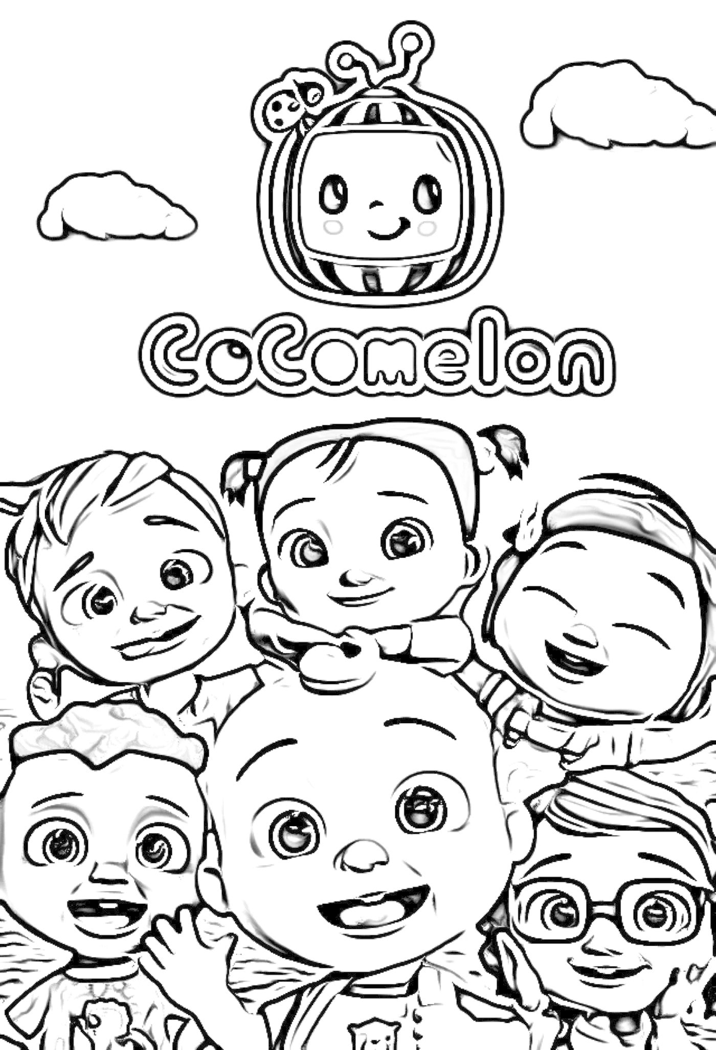 31 Festive Cocomelon Coloring Pages Printable 4