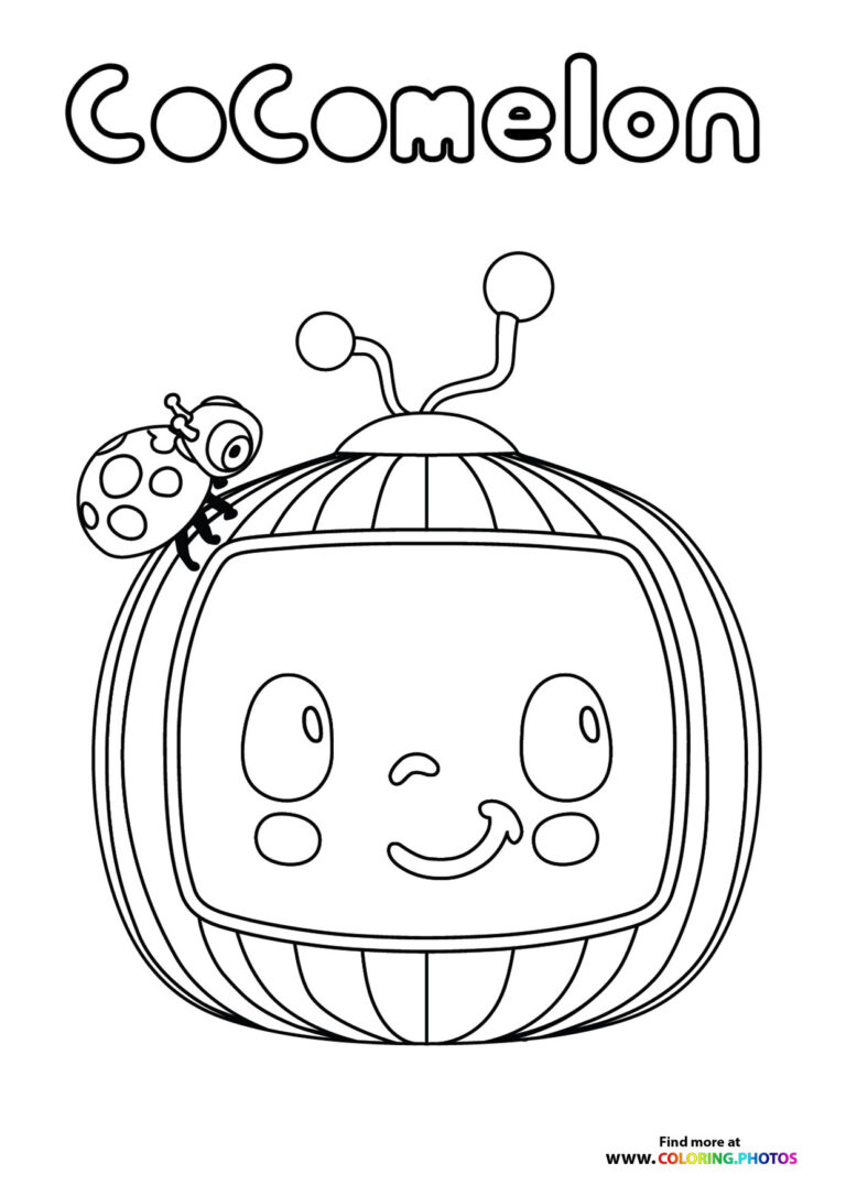 31 Festive Cocomelon Coloring Pages Printable 6