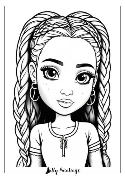 31 Fun Baddie Coloring Pages Printable 4