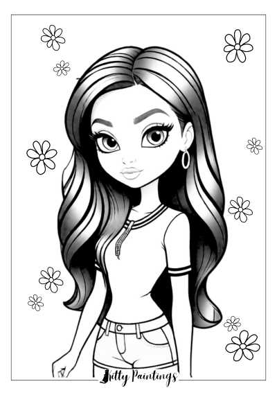 31 Fun Baddie Coloring Pages Printable 6