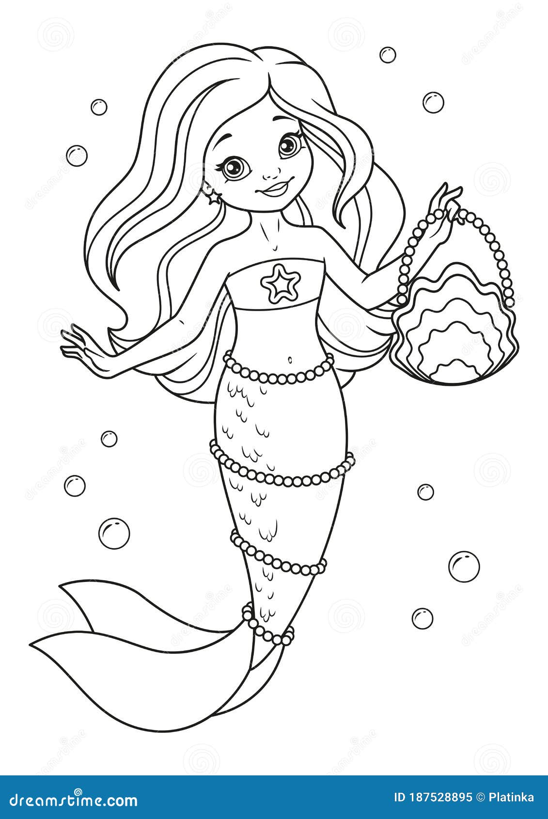 31 Fun Mermaid Coloring Pages for Kids Printable 21