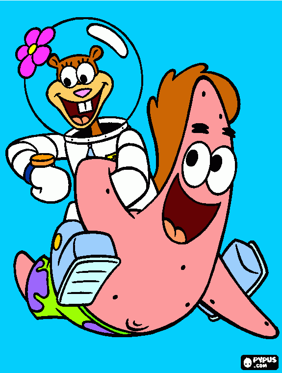 31 Fun Sandy Cheeks Coloring Pages Printable 17