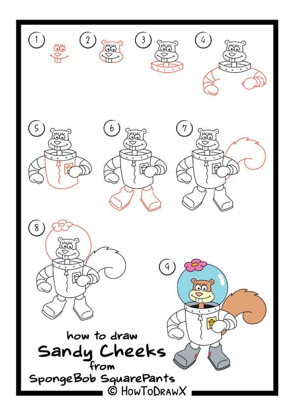 31 Fun Sandy Cheeks Coloring Pages Printable 20