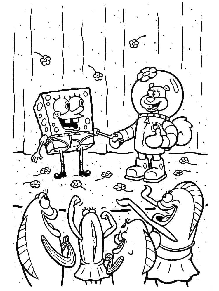 31 Fun Sandy Cheeks Coloring Pages Printable 31