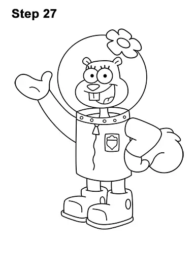 31 Fun Sandy Cheeks Coloring Pages Printable 34