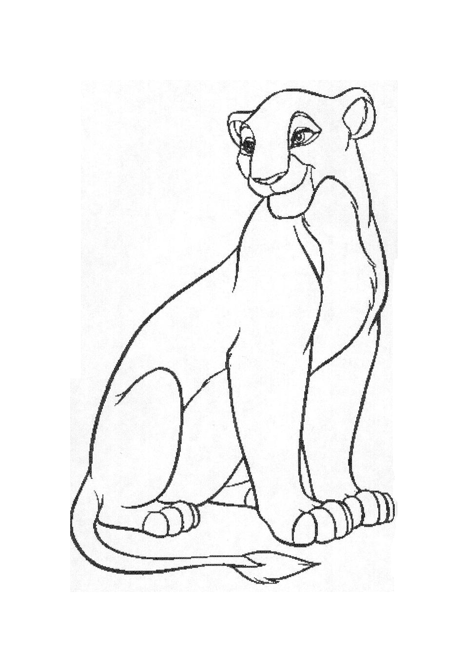 31 Graceful Lioness Coloring Pages Printable 2