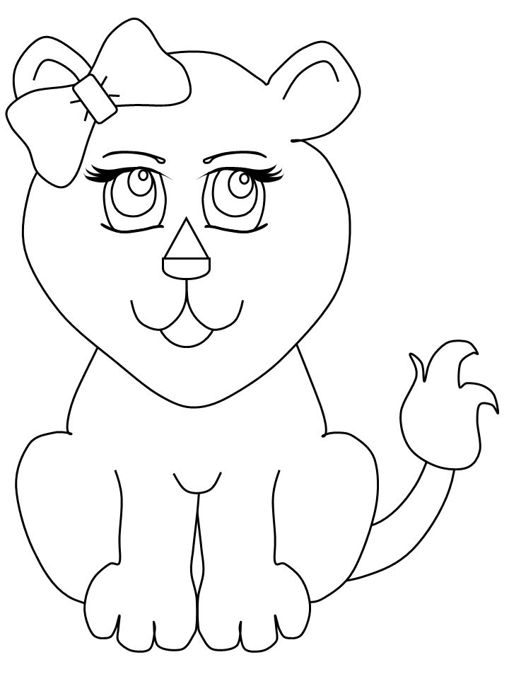 31 Graceful Lioness Coloring Pages Printable 26