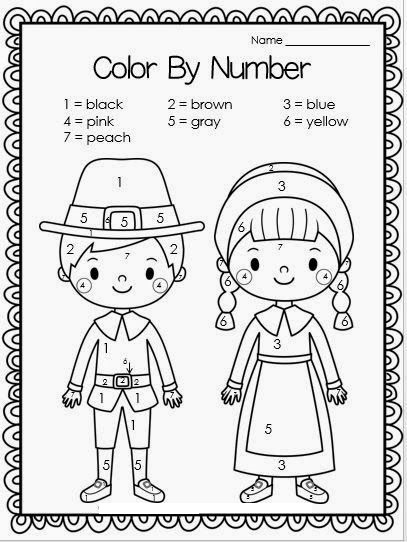 31 Pilgrim Coloring Pages for Kids Printable 13