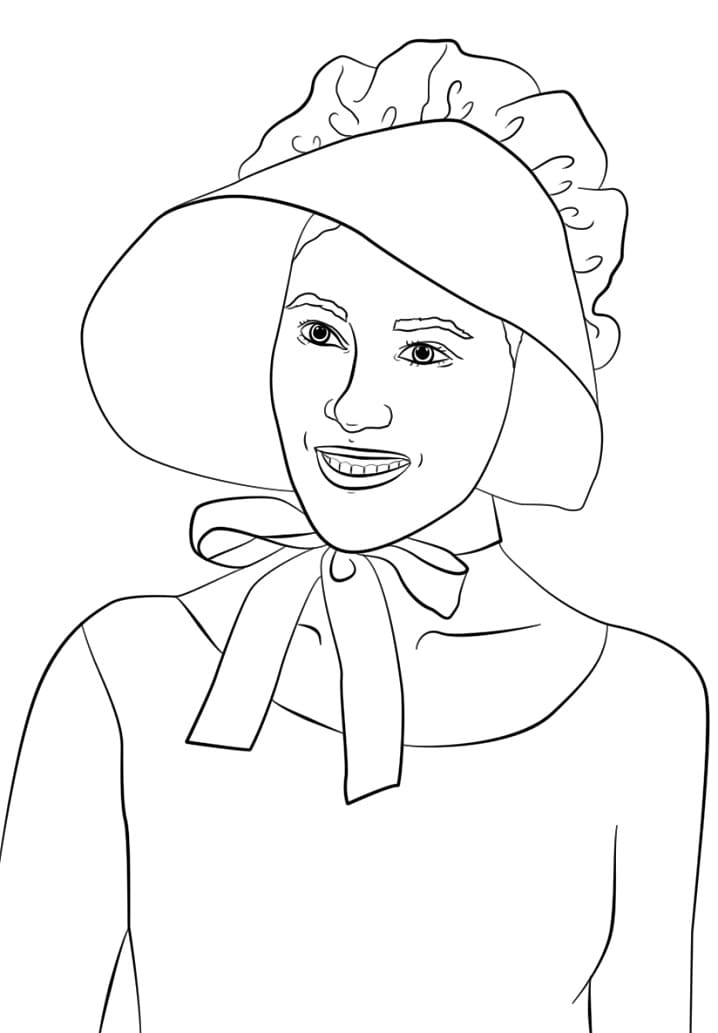 31 Pilgrim Coloring Pages for Kids Printable 16