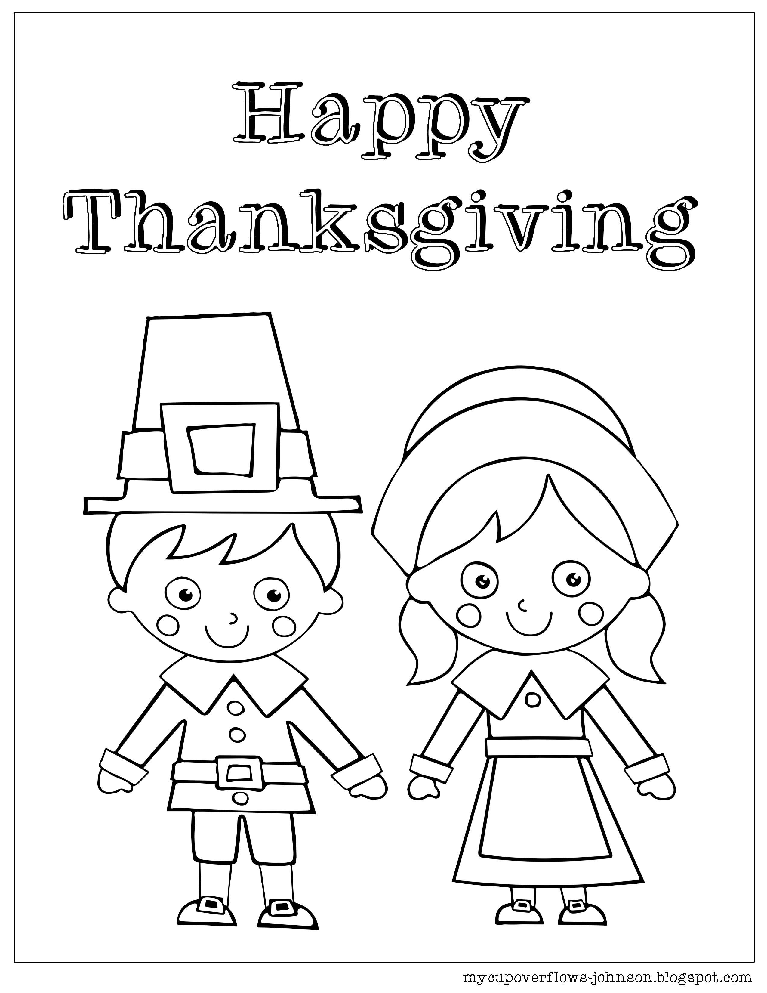 31 Pilgrim Coloring Pages for Kids Printable 2