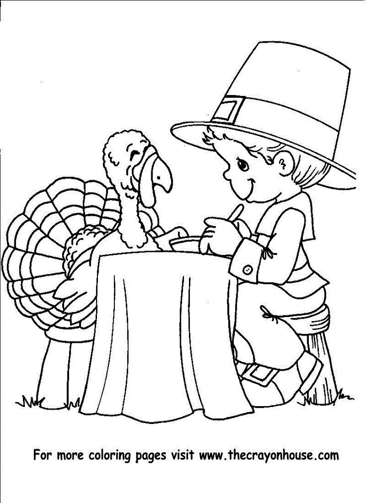 31 Pilgrim Coloring Pages for Kids Printable 26