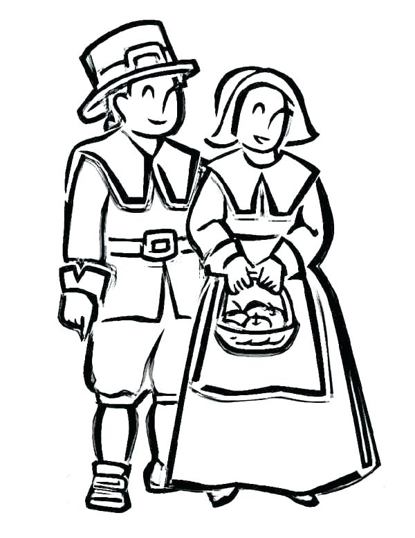 31 Pilgrim Coloring Pages for Kids Printable 27