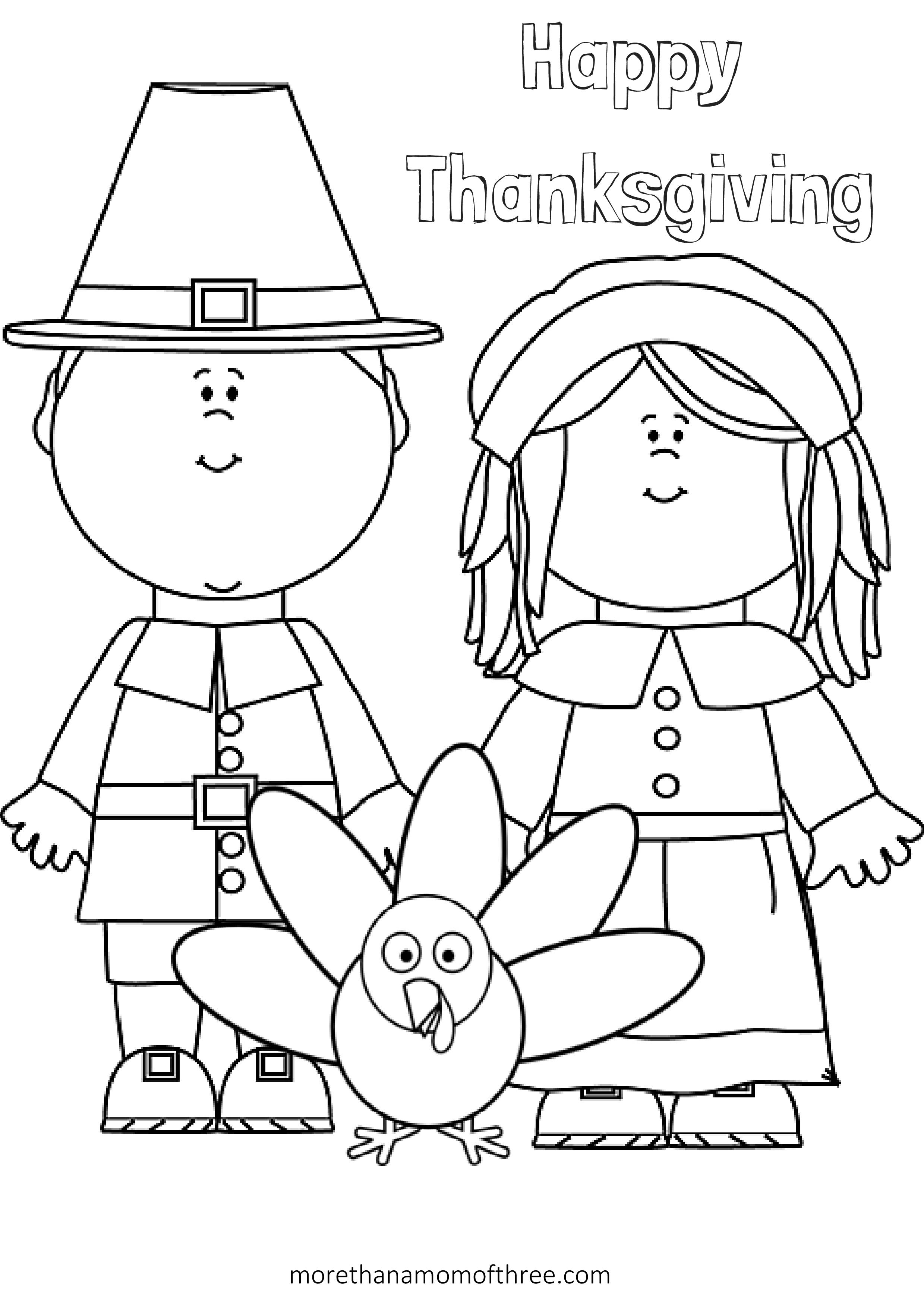 31 Pilgrim Coloring Pages for Kids Printable 29